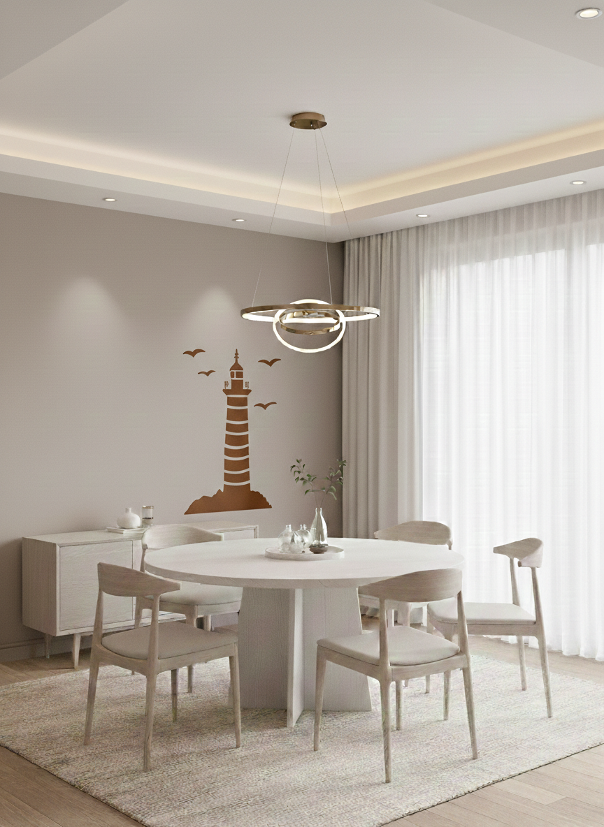 Seaside Lighthouse Stencil - Image 2