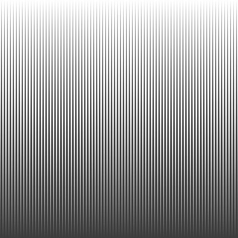 Line halftone gradient showing transition from light to dark using vertical lines