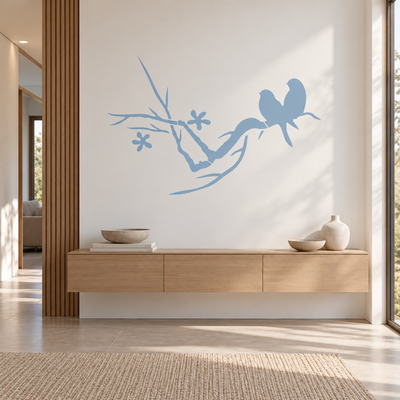 Stencil Amore di Uccellini