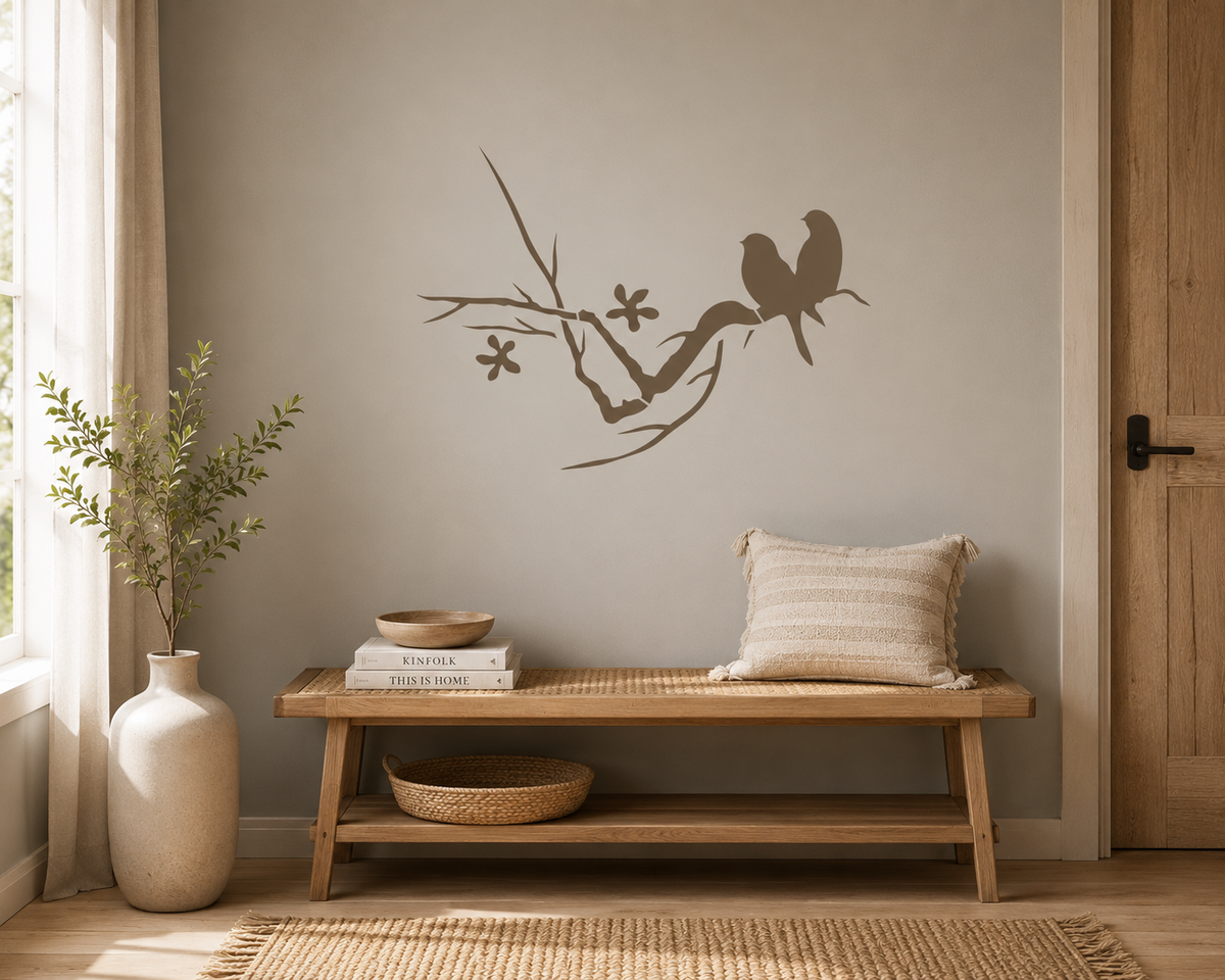 Love Birds Stencil - Image 1