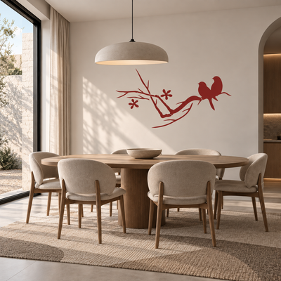 Love Birds Stencil