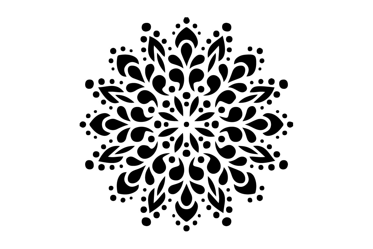 Mandala Stencil 12