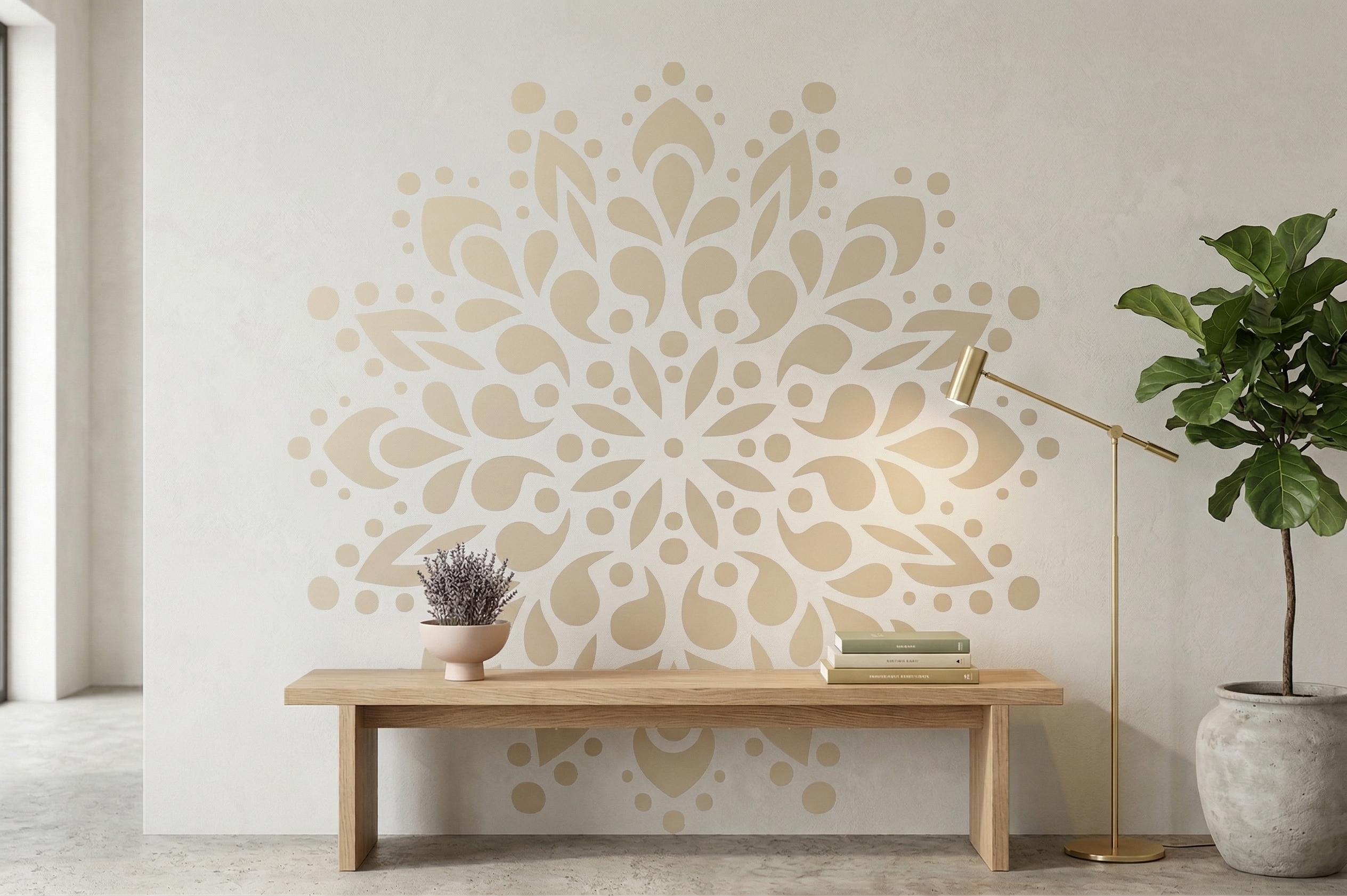 Mandala Schablone 12