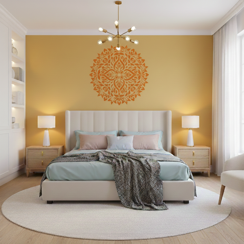 Blooming Mandala Stencil - Image 3