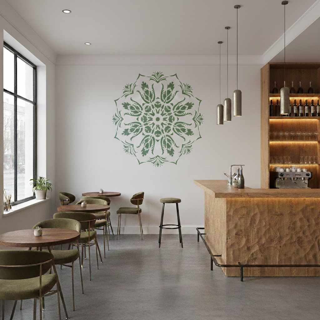 Blooming Petals Mandala Stencil - Image 7