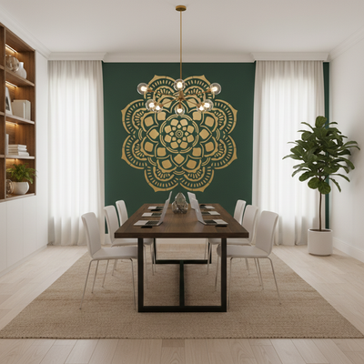 Vícevrstvá šablona Lotus Mandala