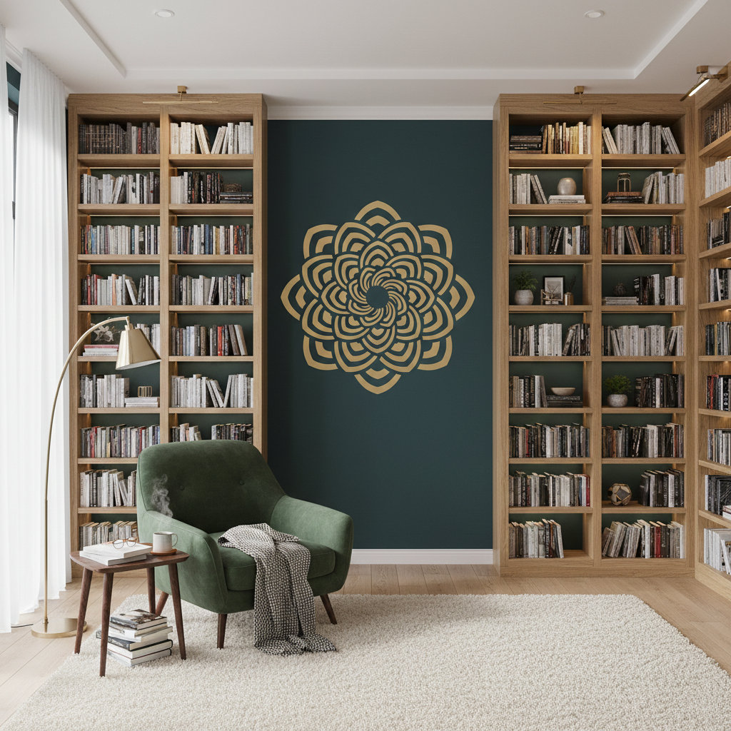 Layered Flower Mandala Stencil - Image 2