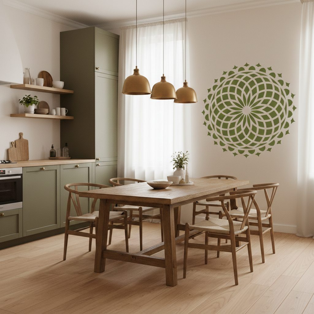 Spiral Mandala Stencil - Image 2