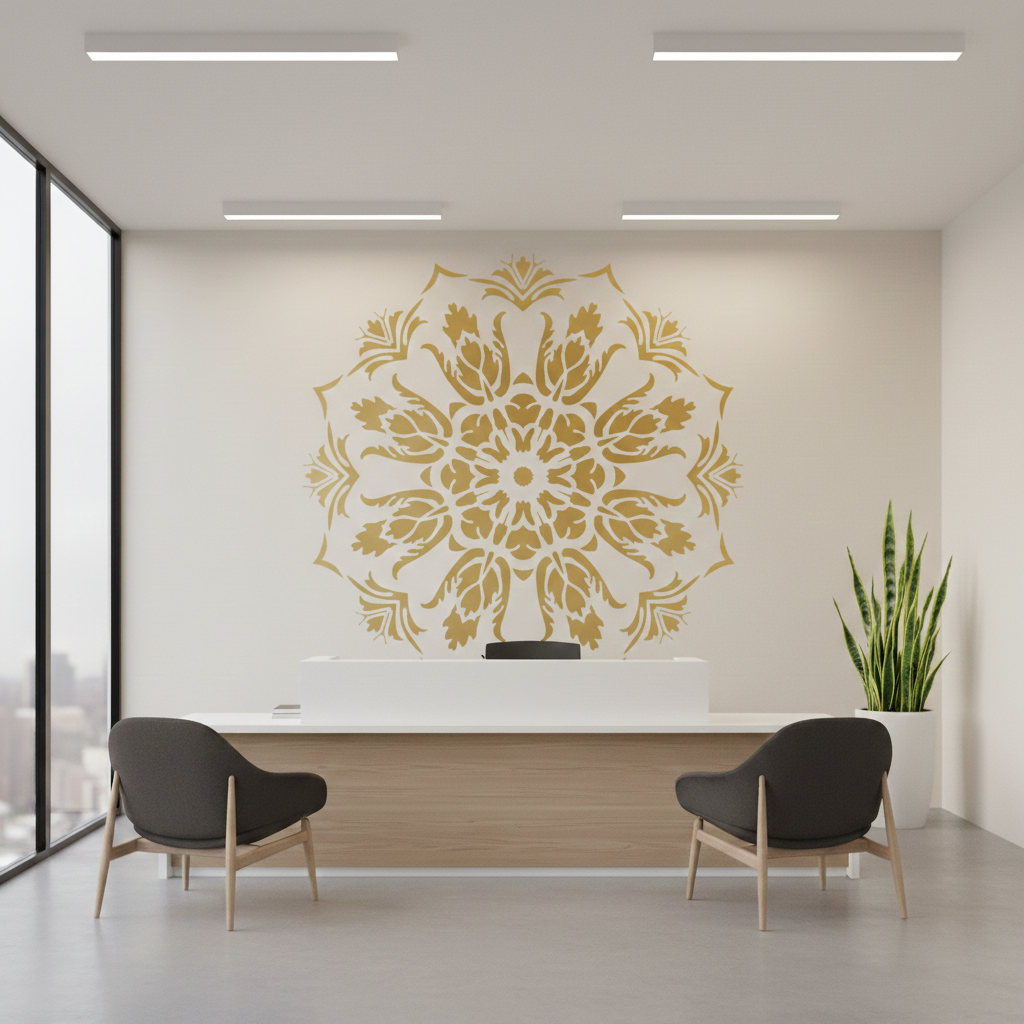 Blooming Petals Mandala Stencil - Image 6