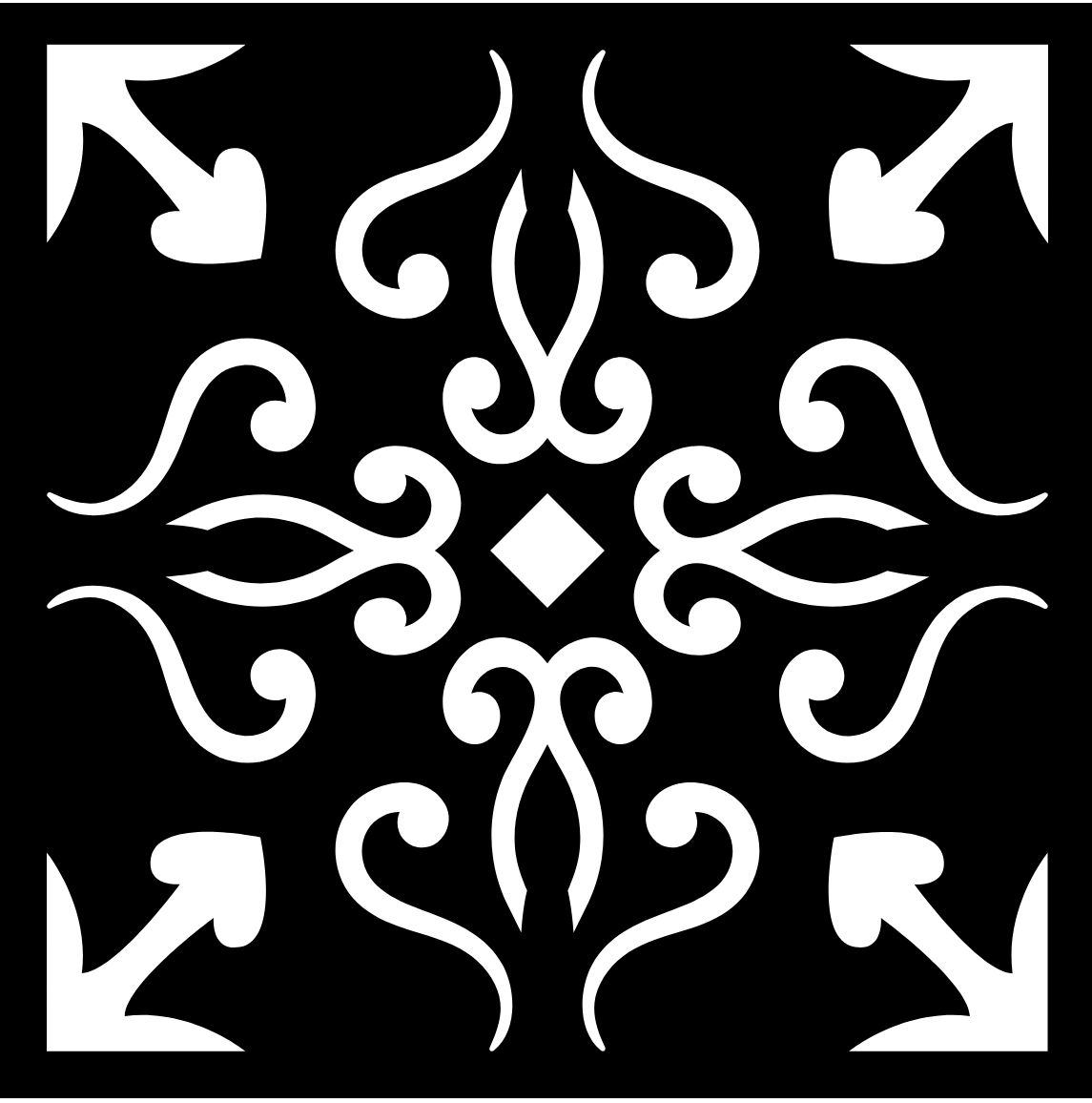 Mandala Tile Stencil - Image 2