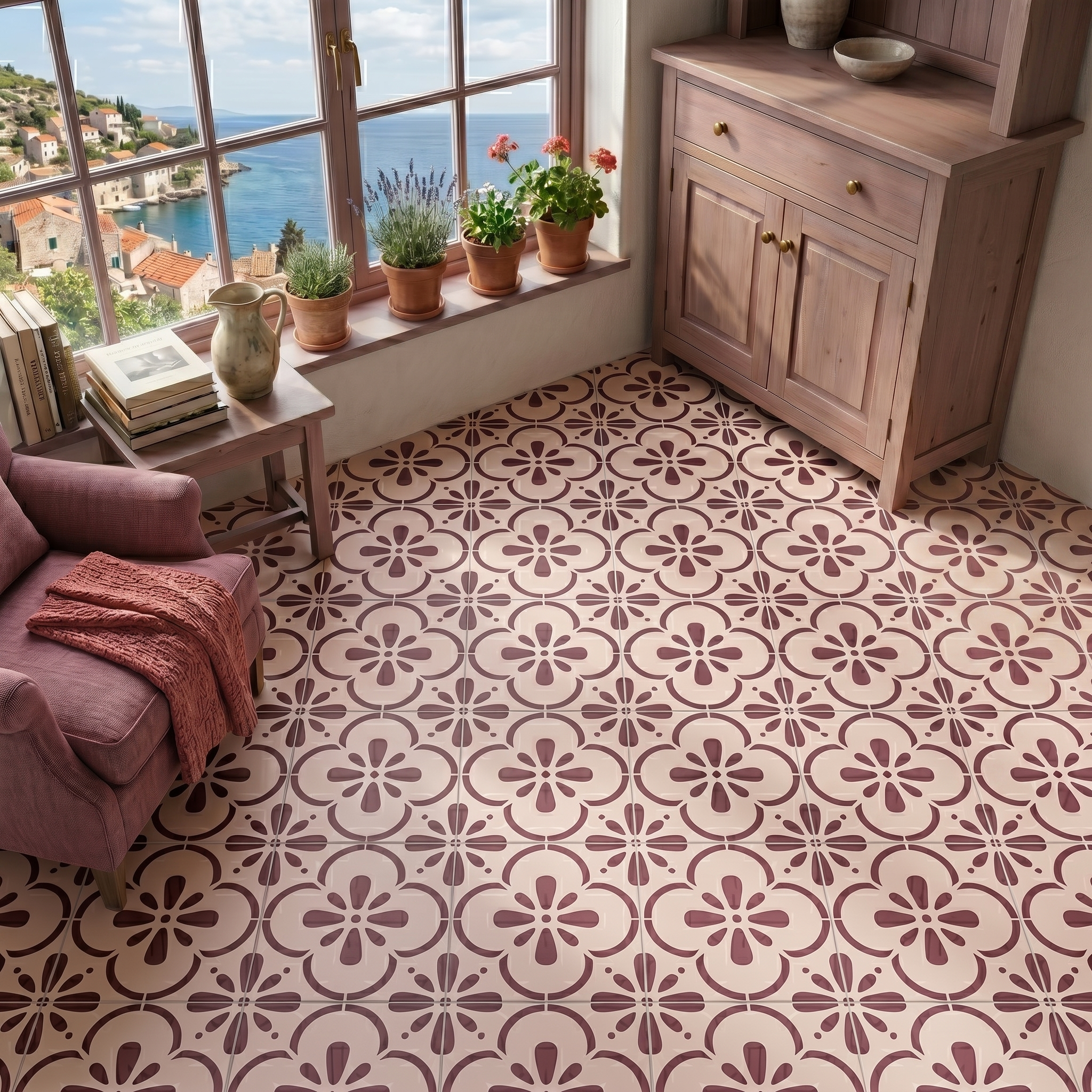 Valencia Tile Stencil - Image 3