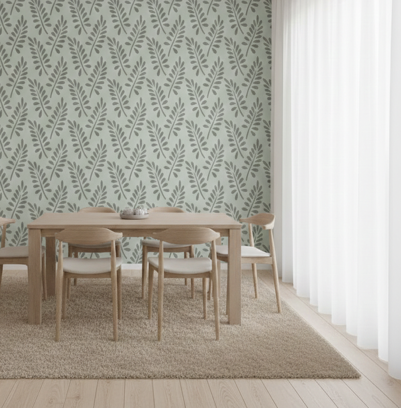 Blattmuster Schablone