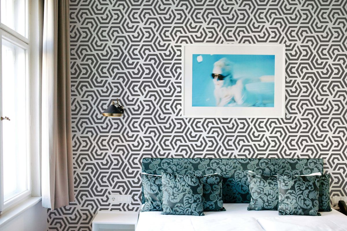 Geometric Hexagon Stencil - Image 3