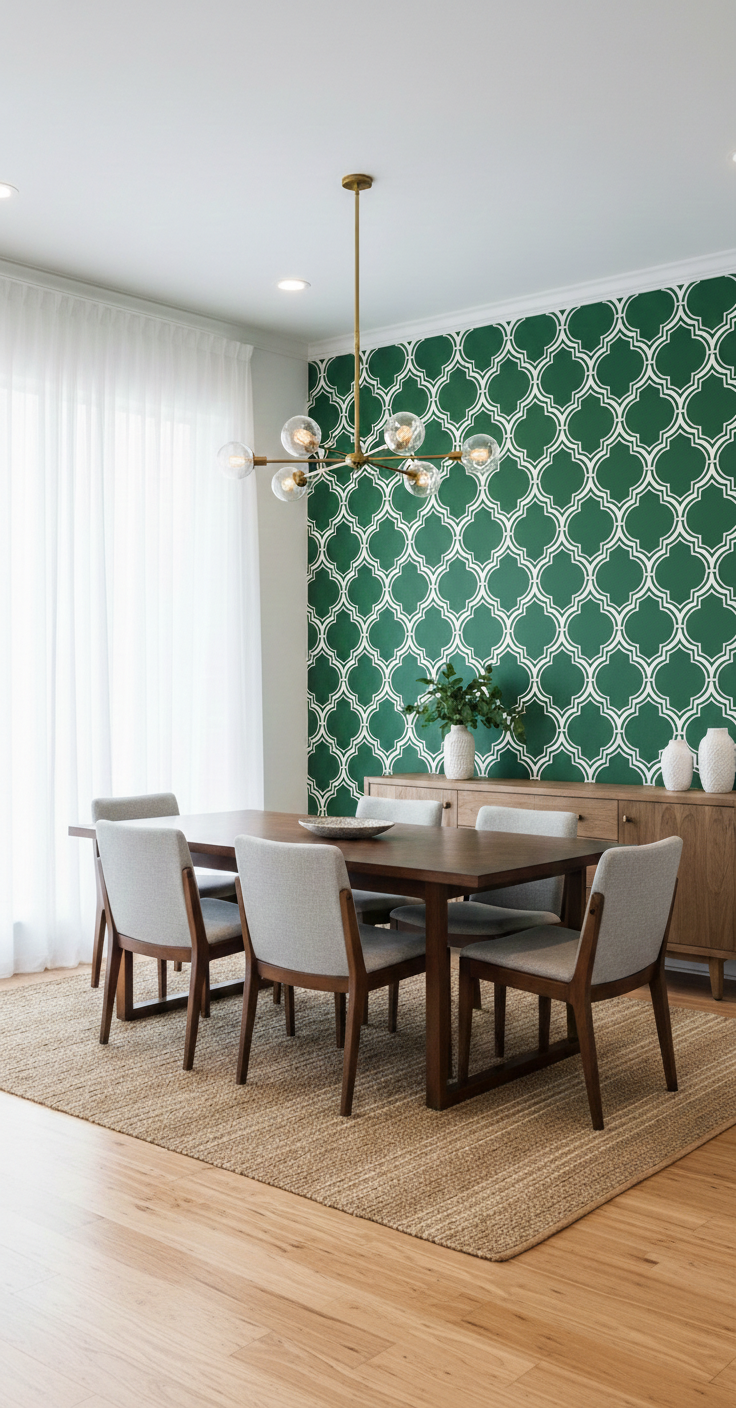 Pochoir Motif Treillis Marocain - Image 2