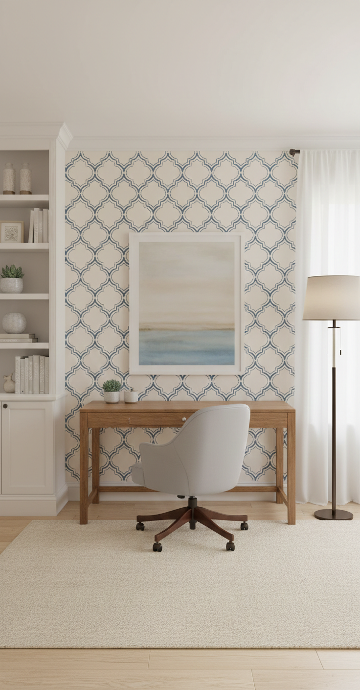 Pochoir Motif Treillis Marocain - Image 3