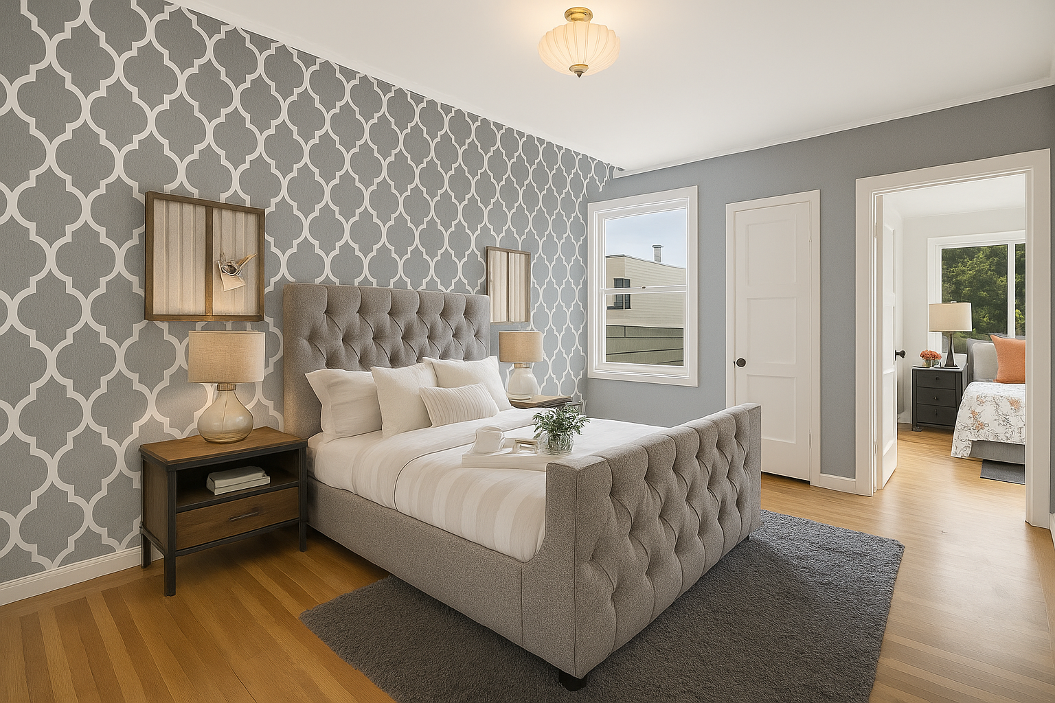 Moroccan Wall Stencil - Image 2