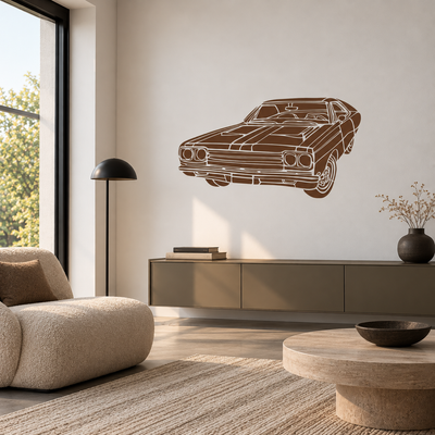 Muscle Car šabloon