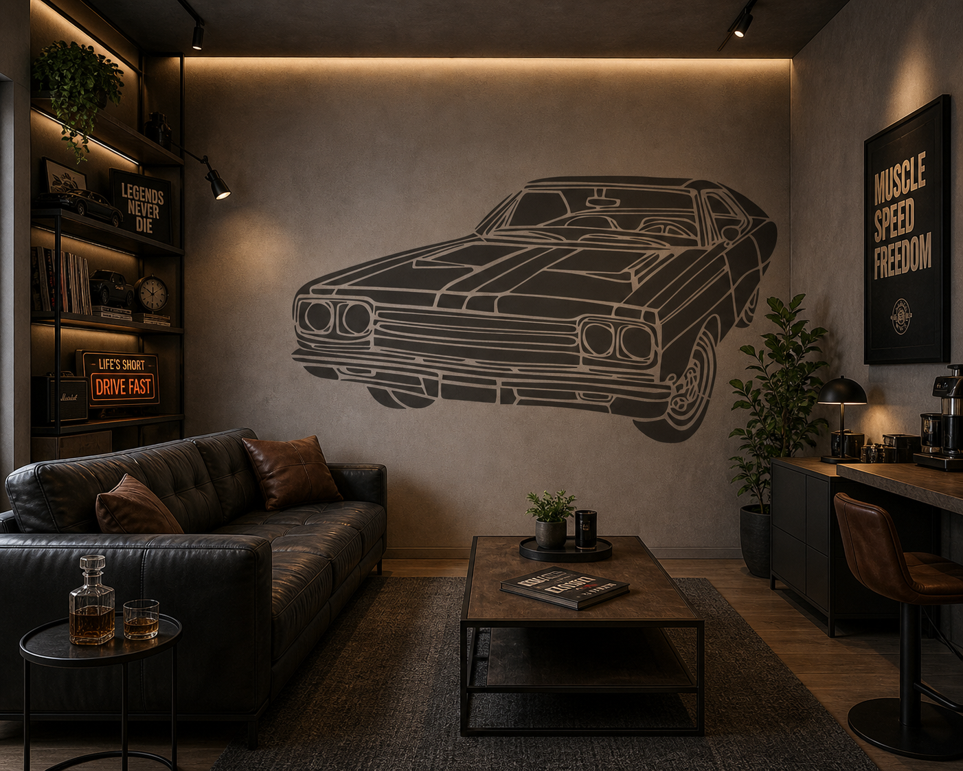Šablona Muscle Car