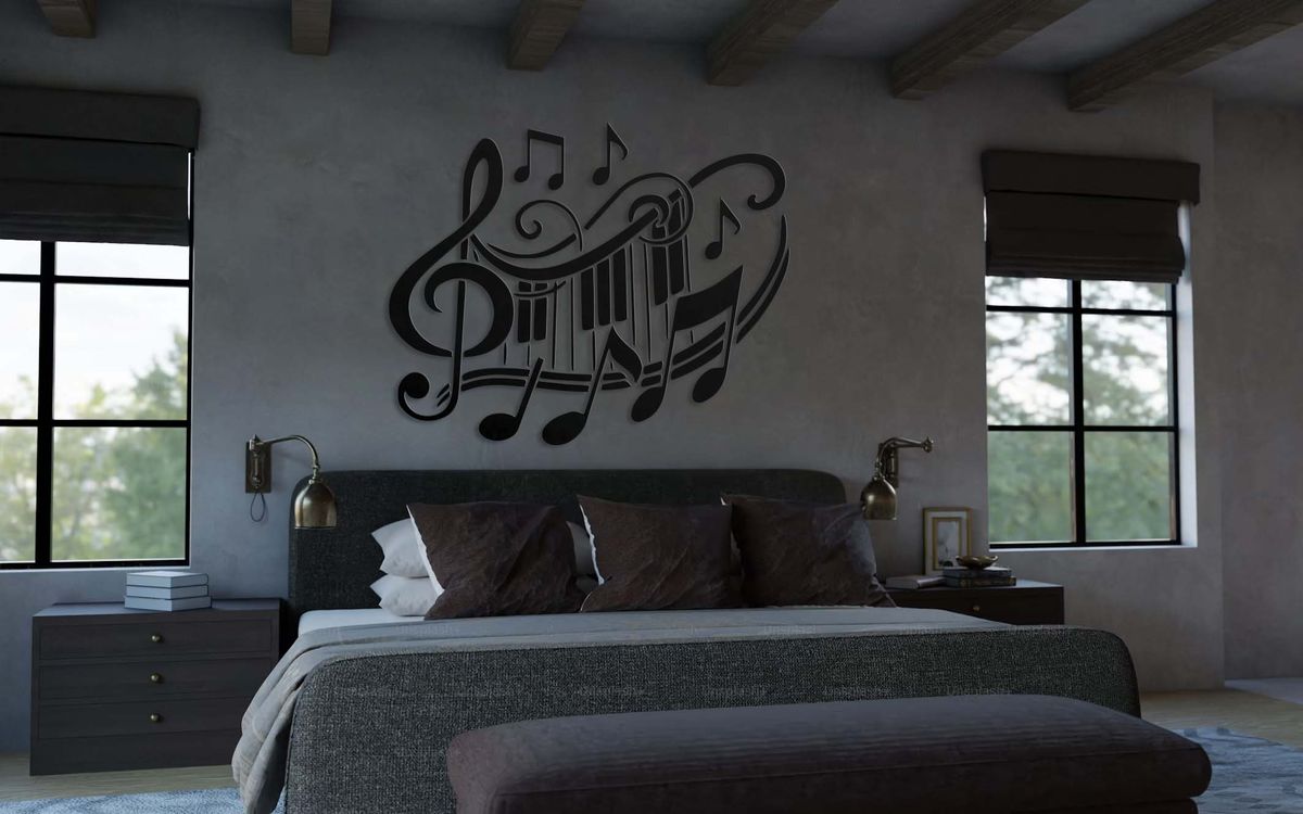 Musical Notes Stencil - Image 3