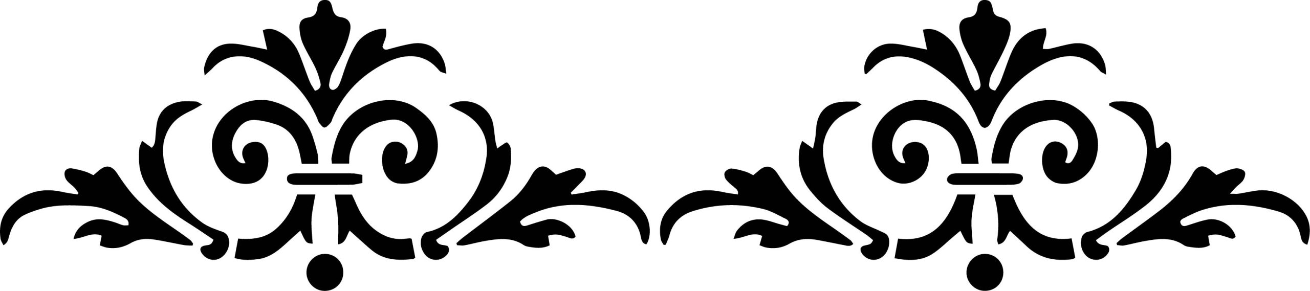 Ornamental Border Stencil