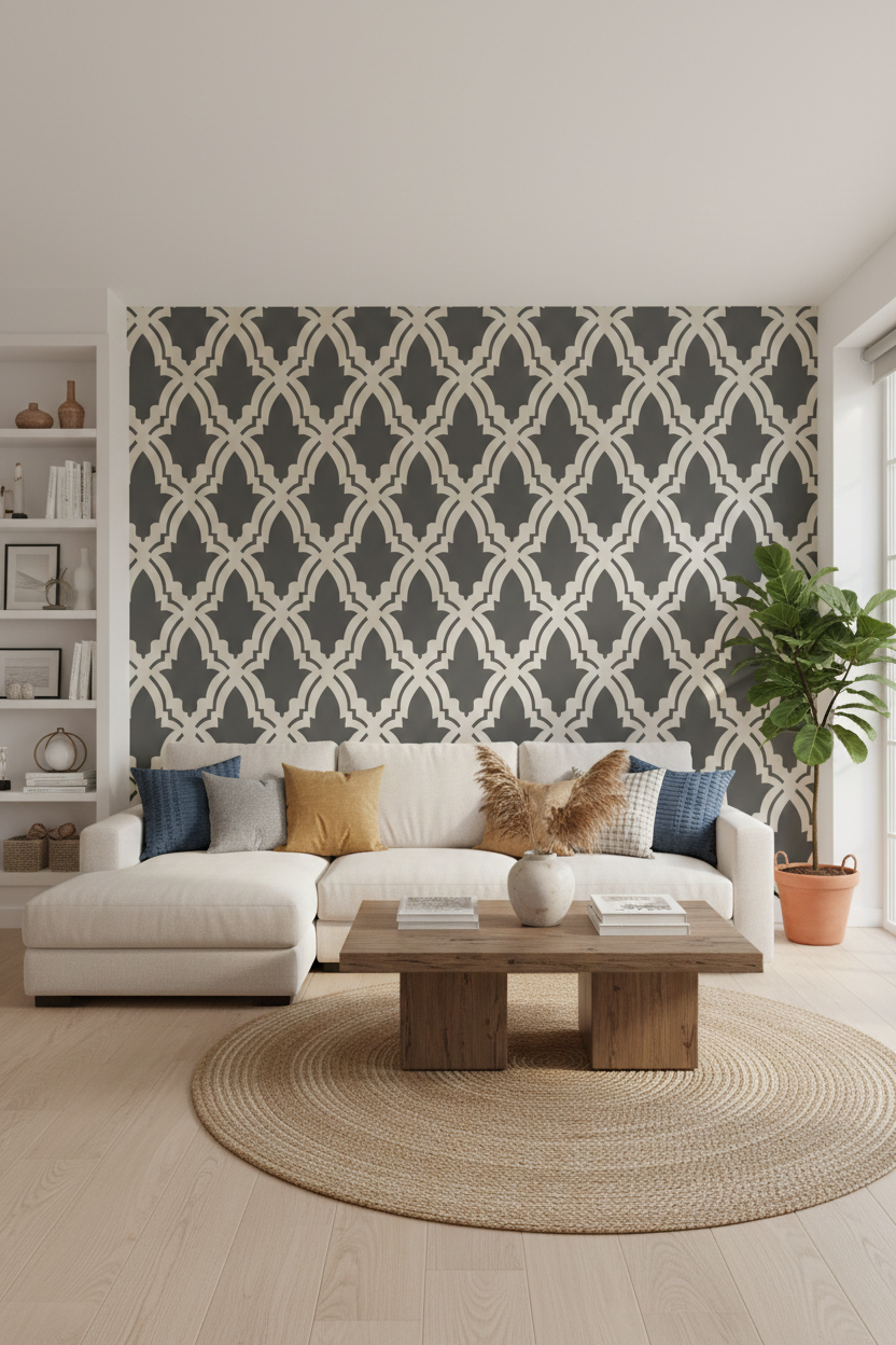 Arabesque Pattern Stencil - Image 2