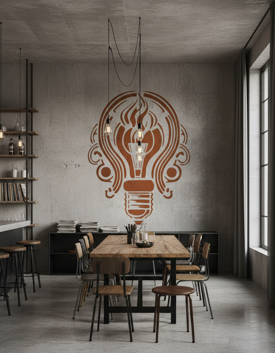Lightbulb Stencil - Image 4