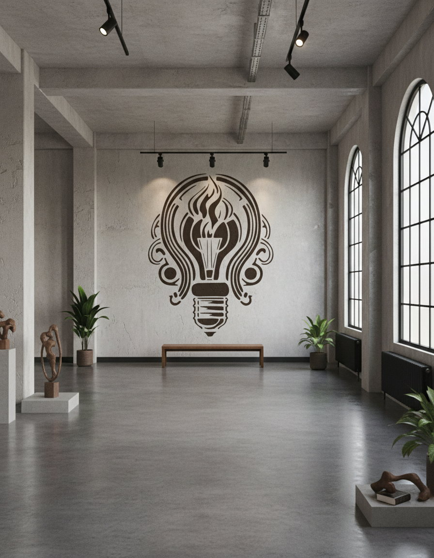 Lightbulb Stencil - Image 2