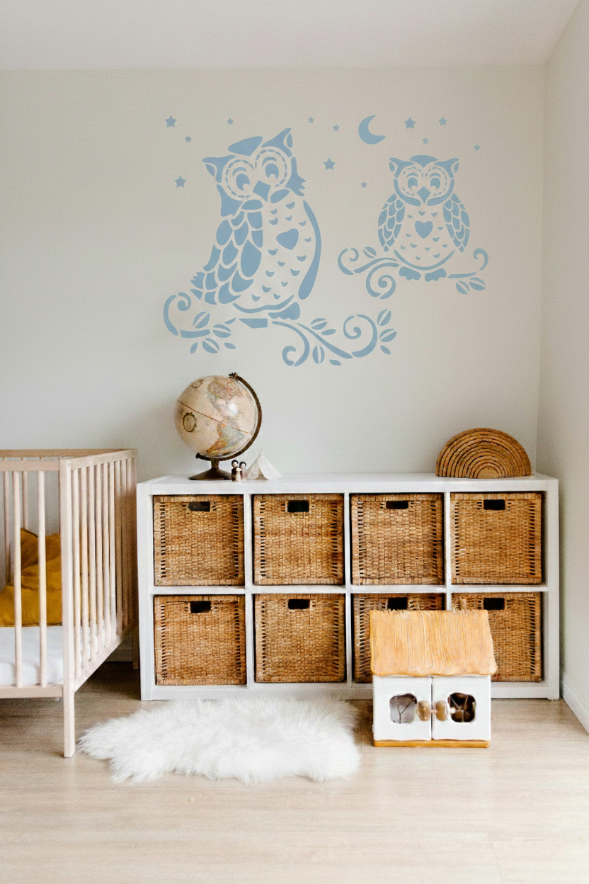 Night Owl Stencil - Image 5