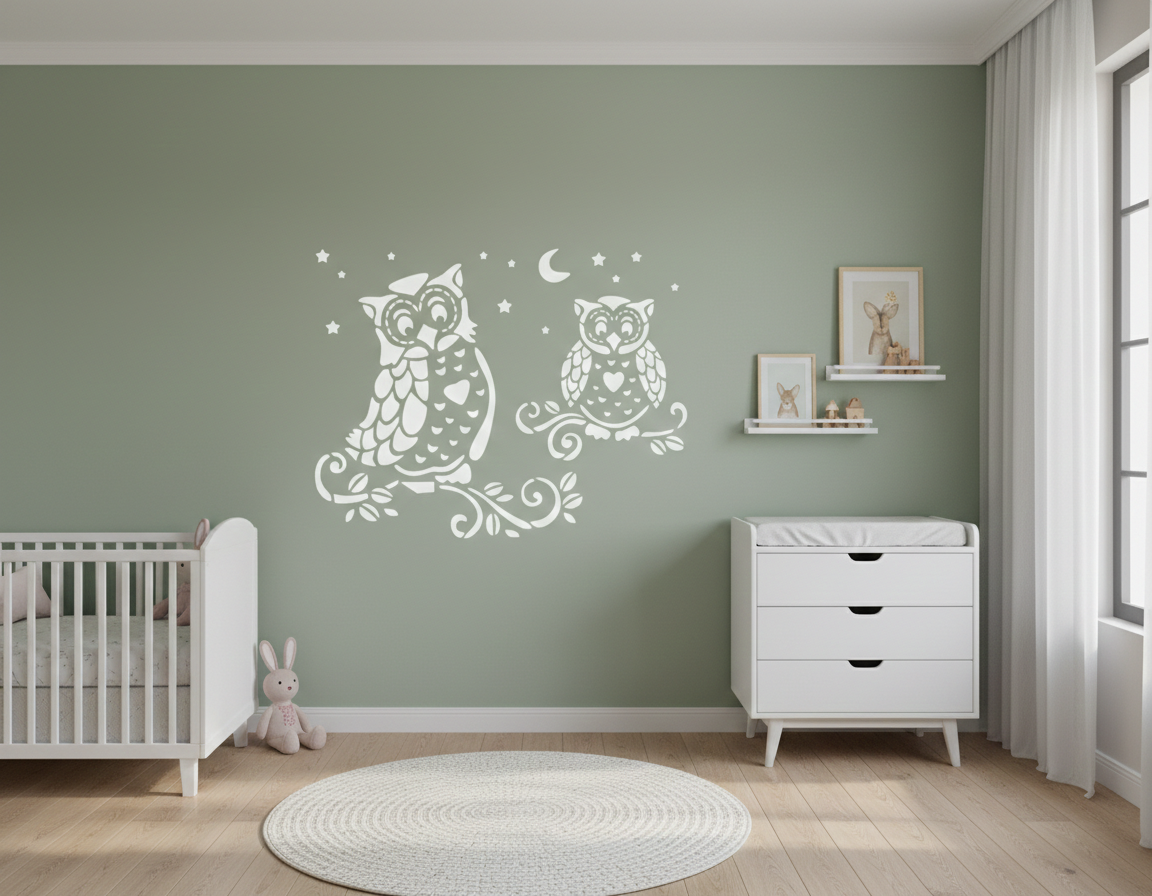 Night Owl Stencil - Image 1