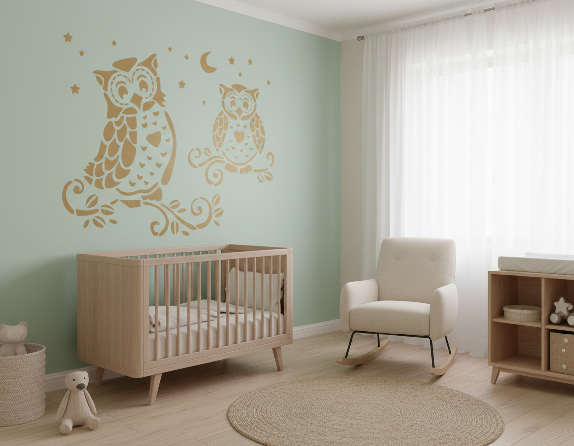 Night Owl Stencil - Image 3