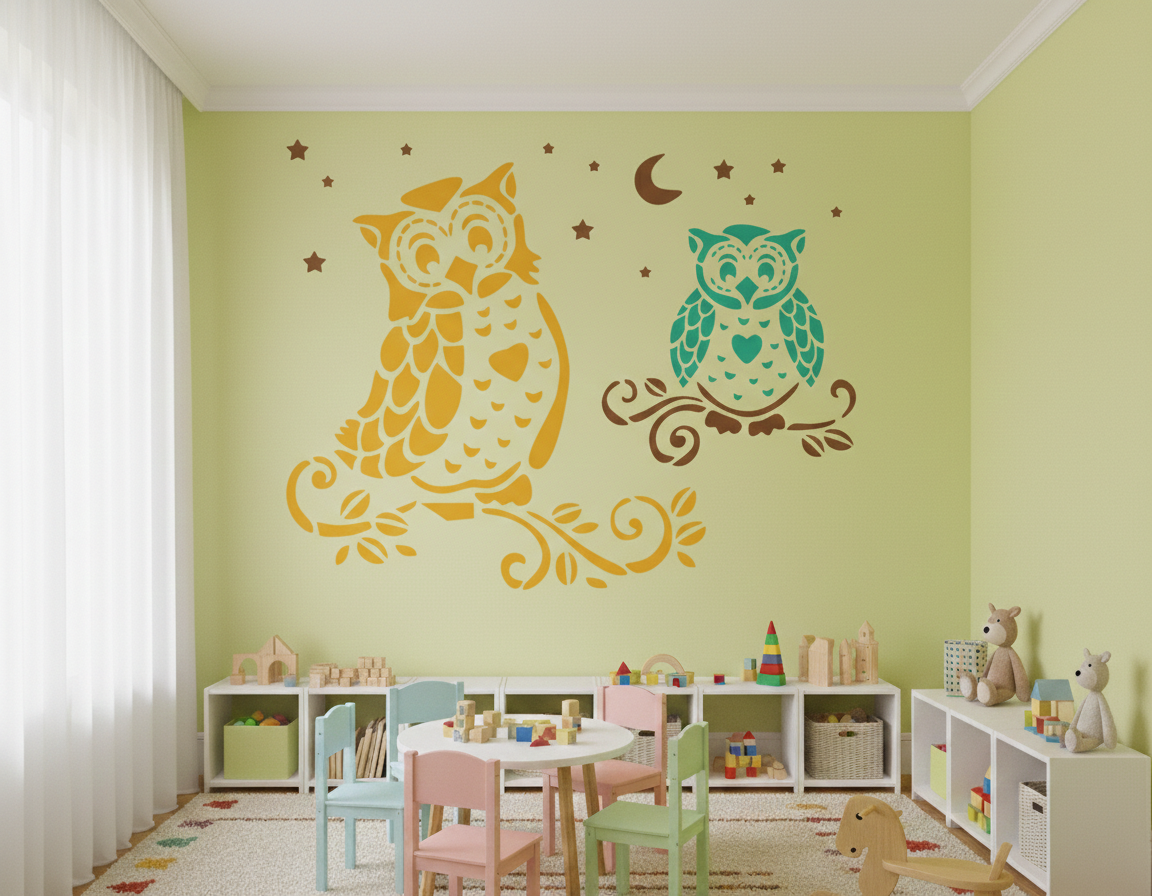 Night Owl Stencil - Image 4