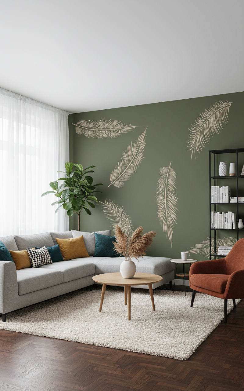 Palm Leaves Stencil - Image 4