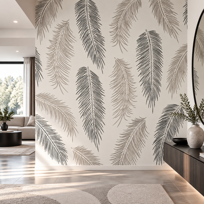 Palm Leaves Stencil