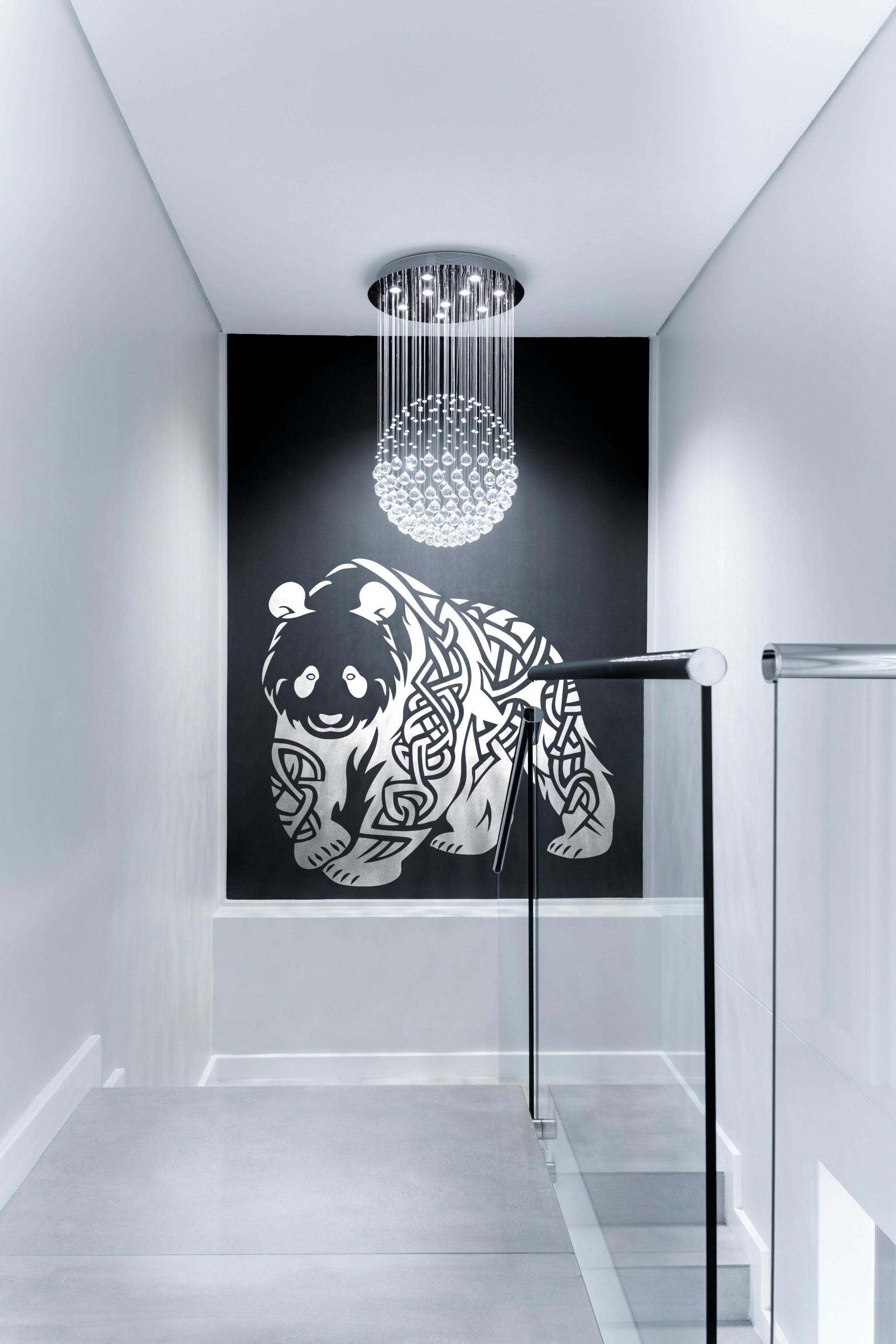 Panda Silhouette Stencil - Image 2