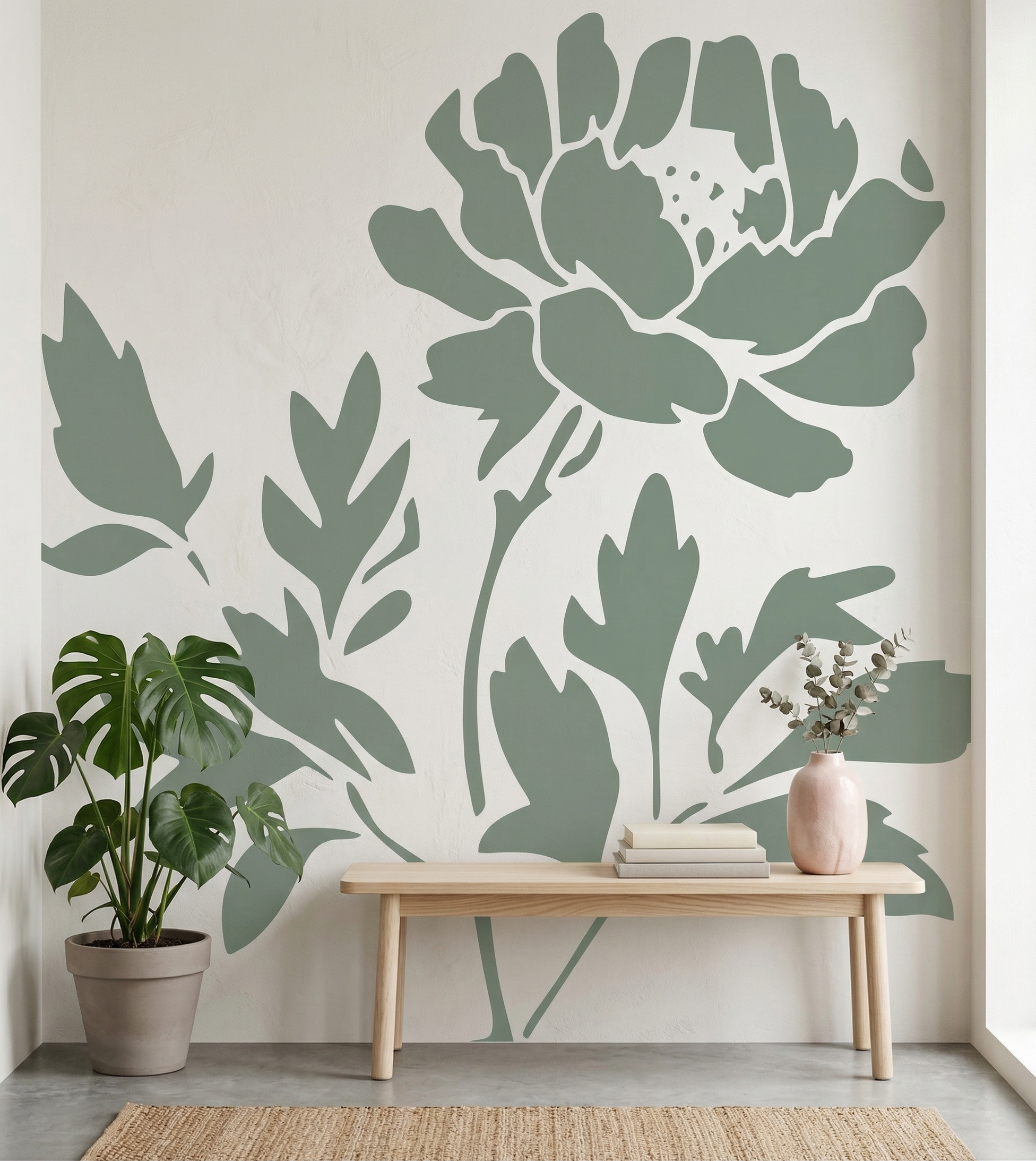 Pochoir Fleur de Pivoine - Image 2