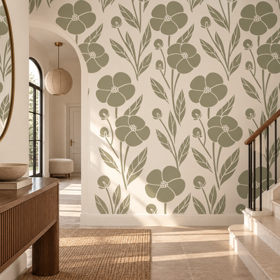 Wildflower Trio Stencil