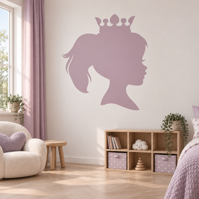 Princess Silhouette Stencil