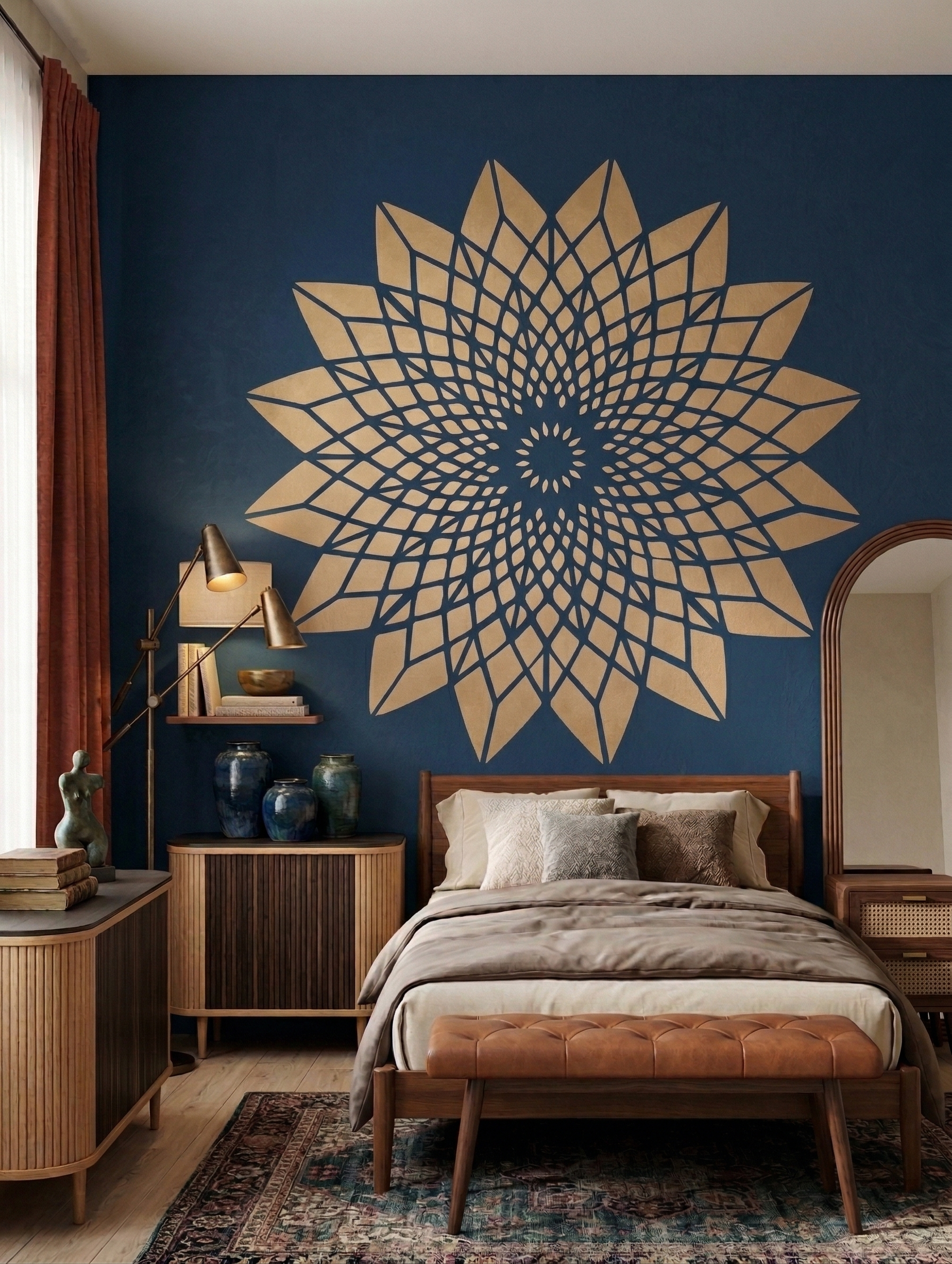 Στένσιλ Ακτινοβόλου Άνθους - Image 2