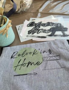 Relookin’ Home” stencil template