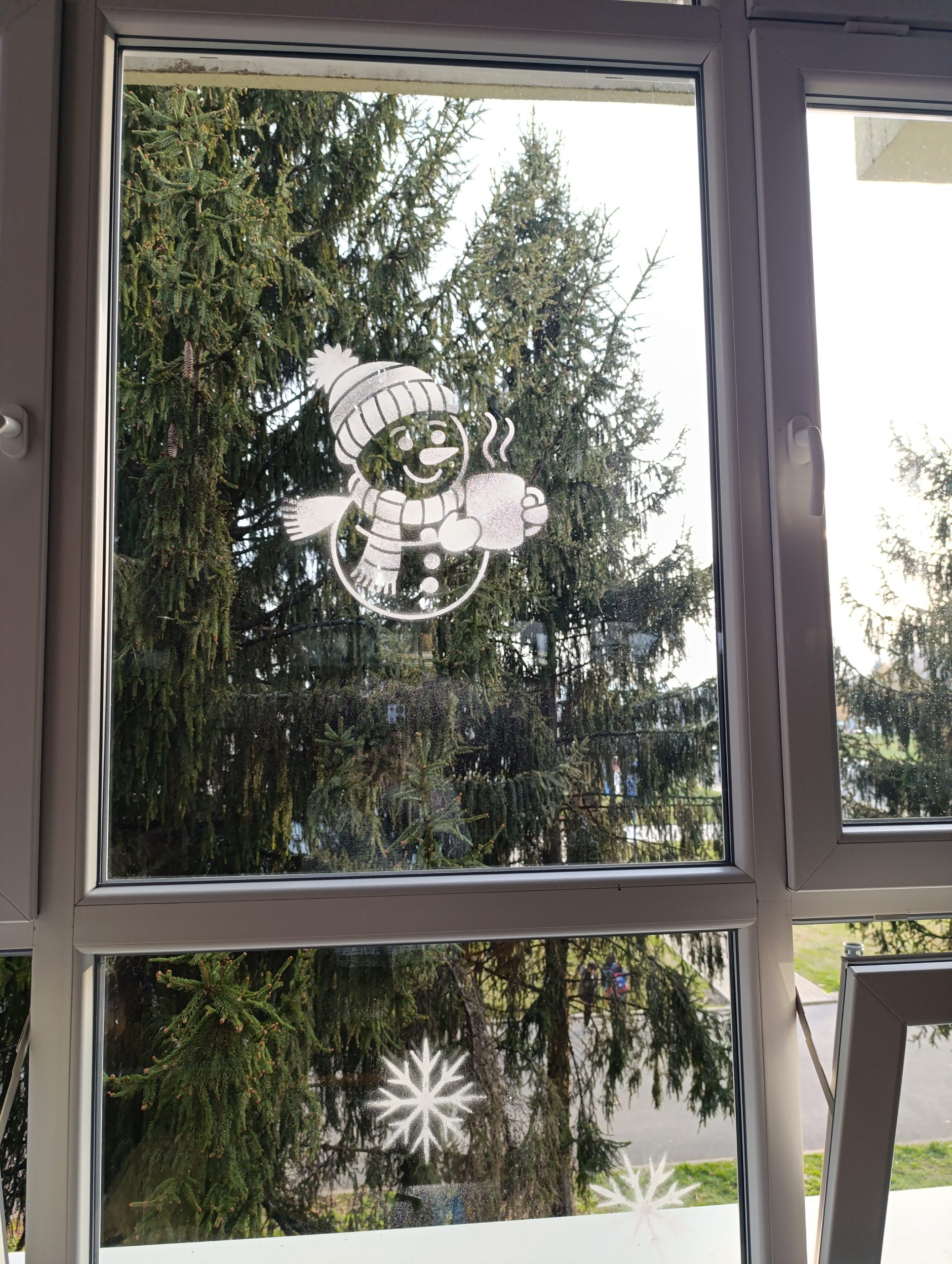 Snowman Stencil – Winter Hot Cocoa - Image 2