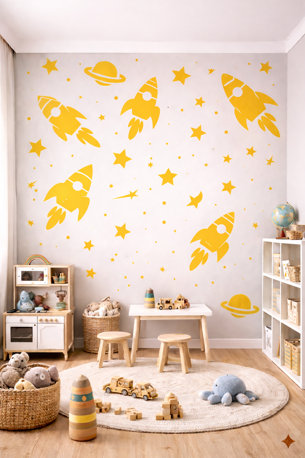 Rocket & Space Adventure Stencil - Image 1