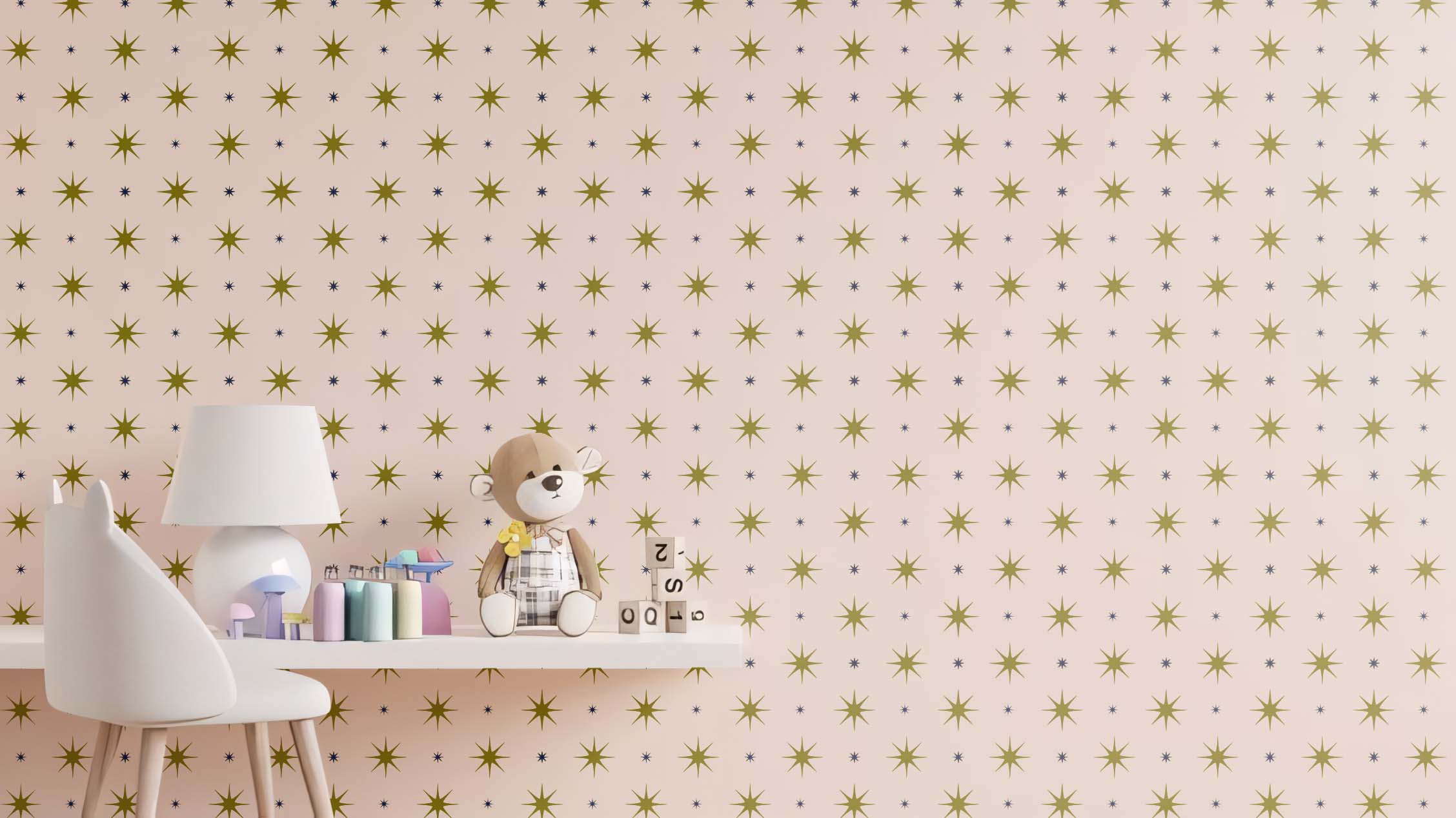 Sparkle Stars Stencil