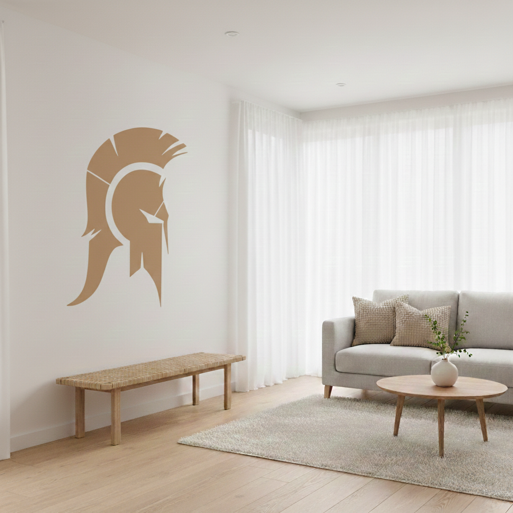 Spartan Warrior Helmet Stencil - Image 2