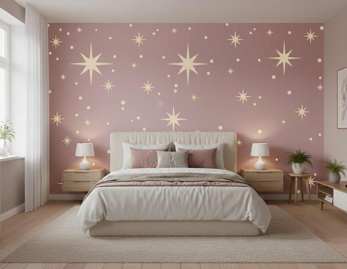 Shimmering Stars Stencil - Image 2