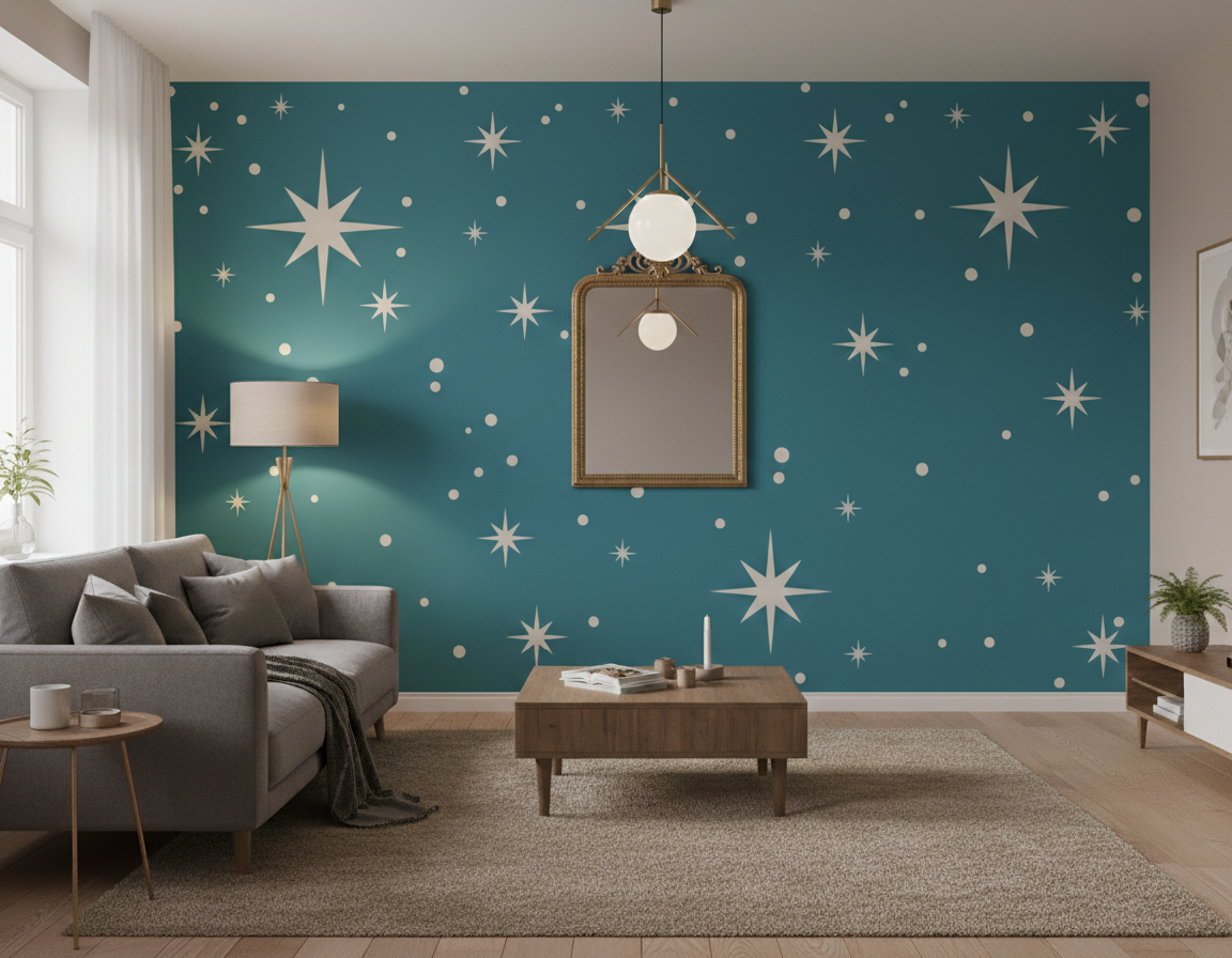 Shimmering Stars Stencil - Image 5