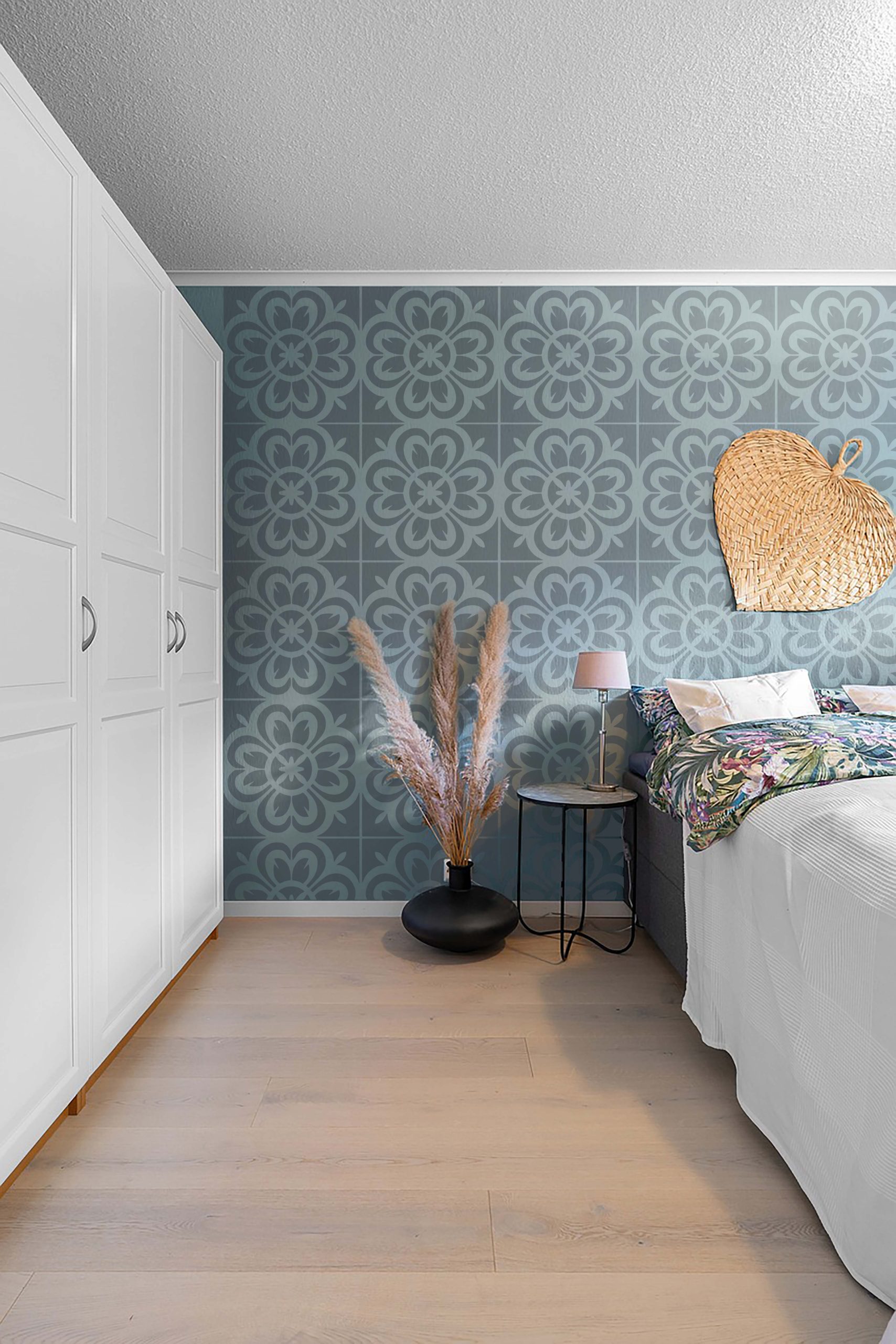 Ornamental Bloom Tile Stencil - Image 2