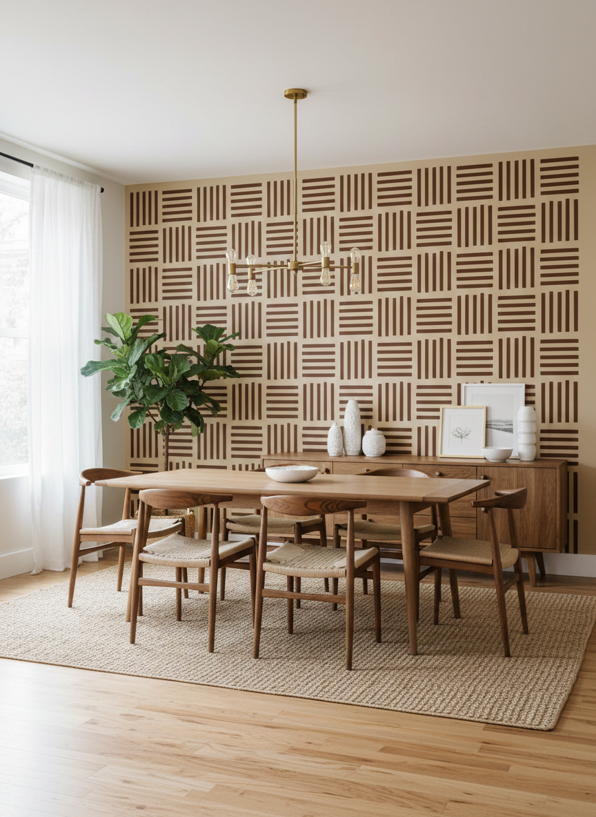 Szablon w Paski w Kratkę