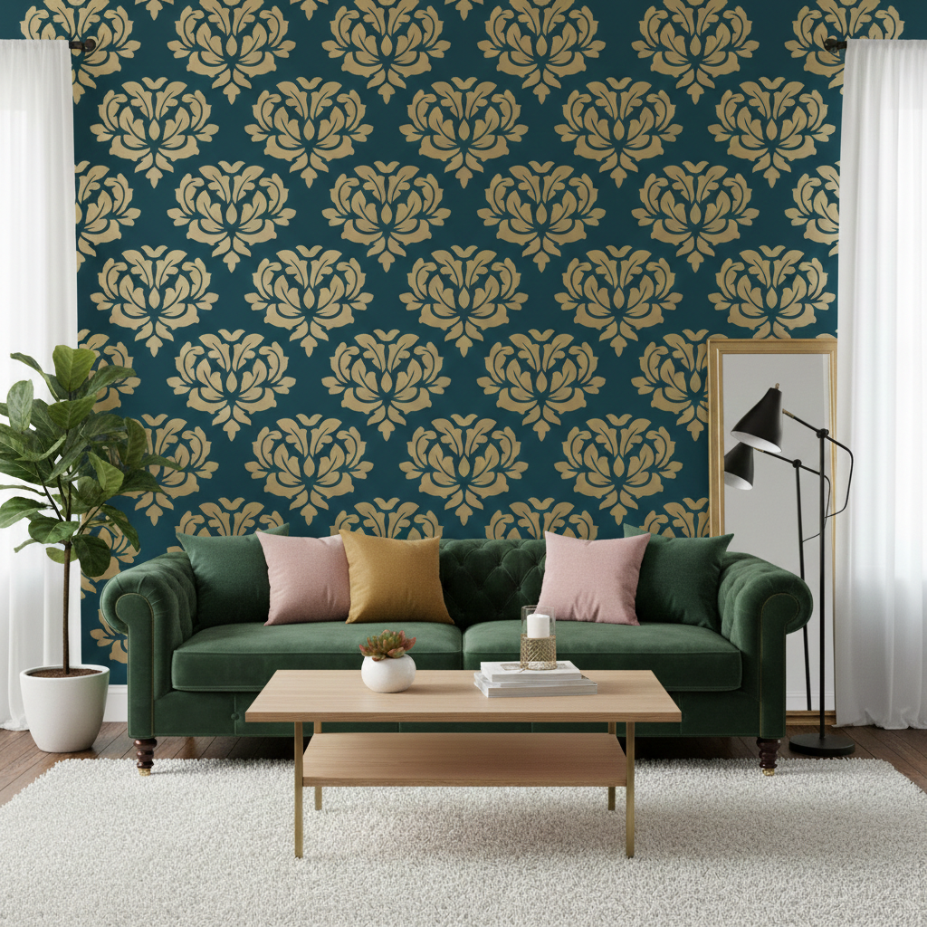 Damask Stencil 05 - Image 5