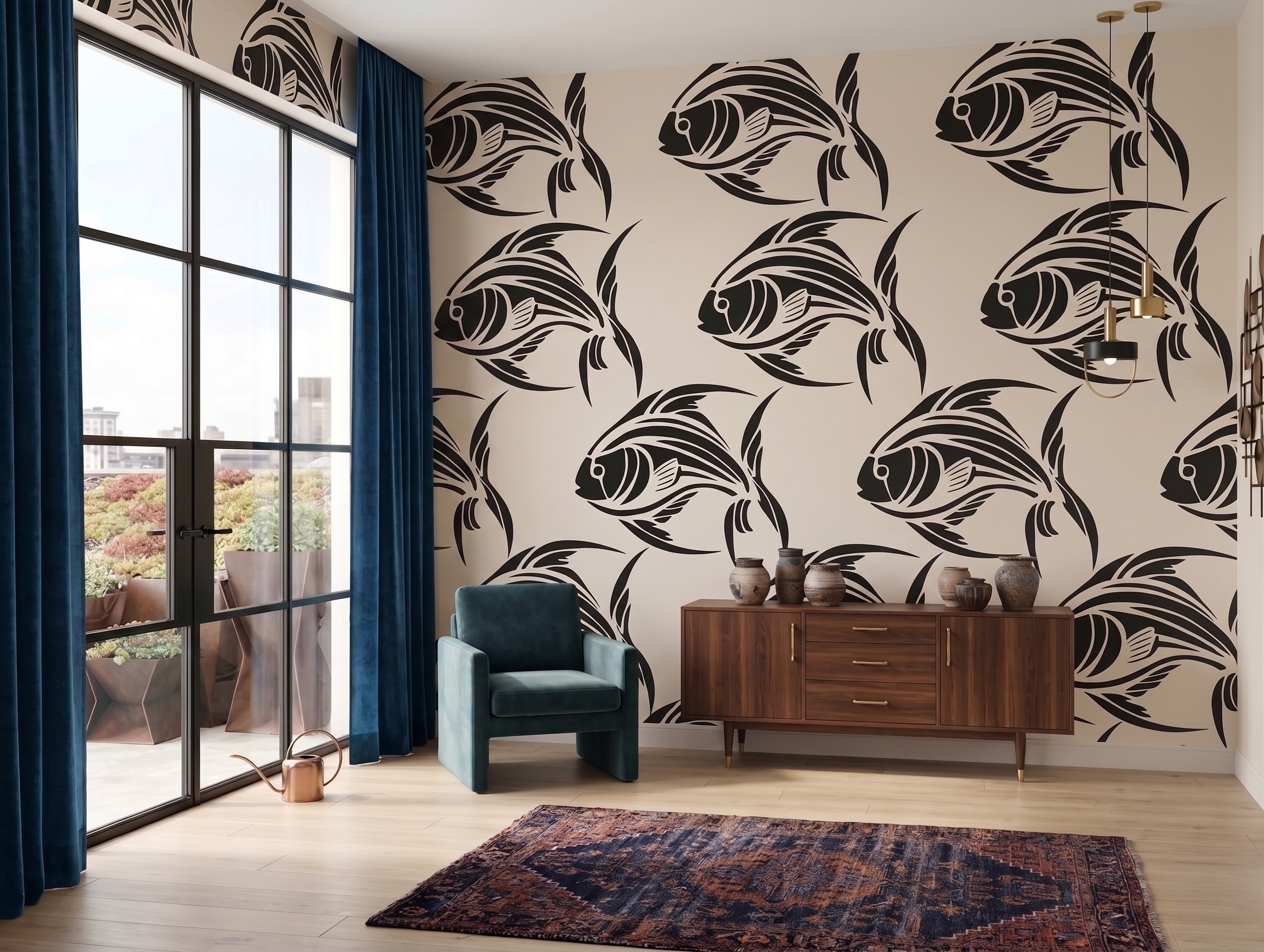 Șablon Pește Tropical - Image 2