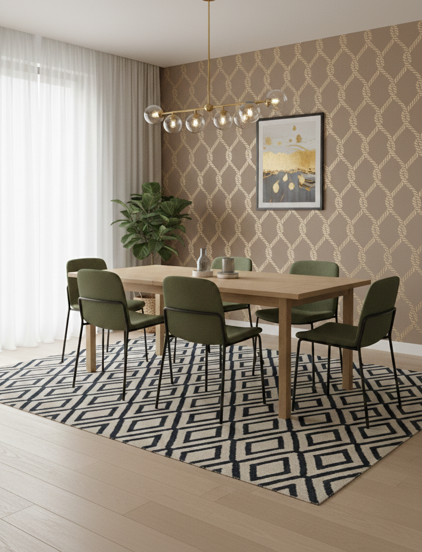 Twisted Rope Pattern Stencil - Image 3